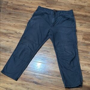 Ridgecut Toughwear Ripstop Utility Work Pants Mens 40x32 Gray Durable Workwear